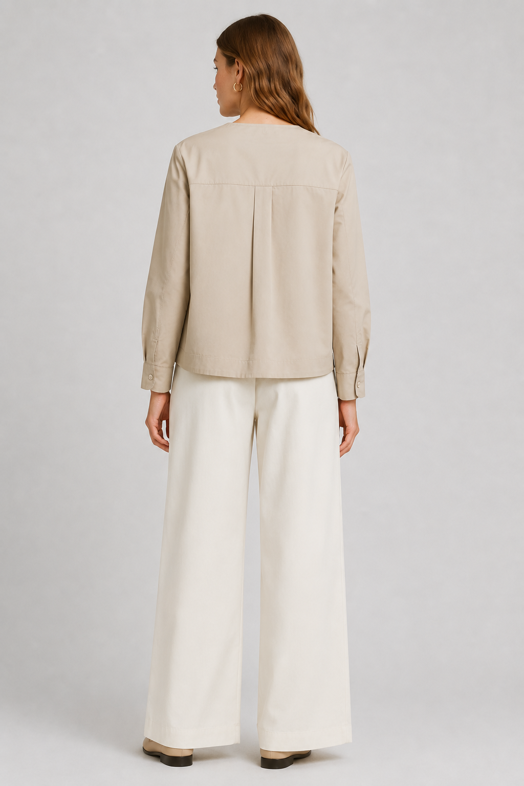 Women Minimal Square Neck Structured Top