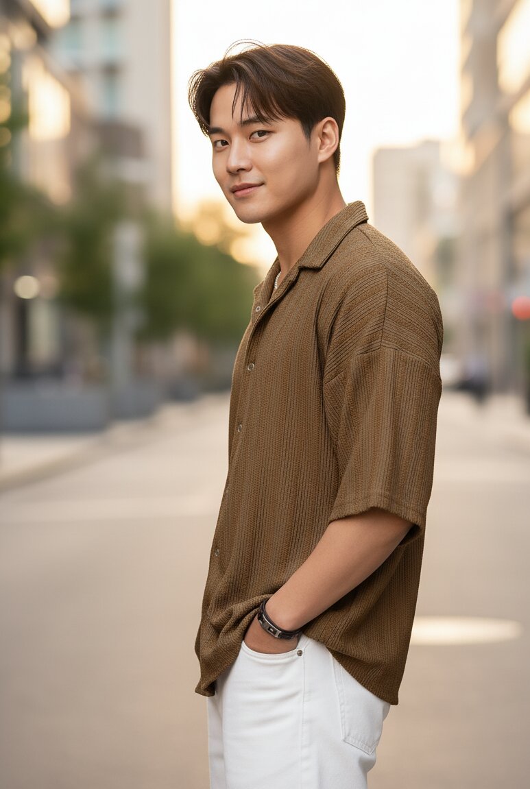 Men Beige Casual Shirt