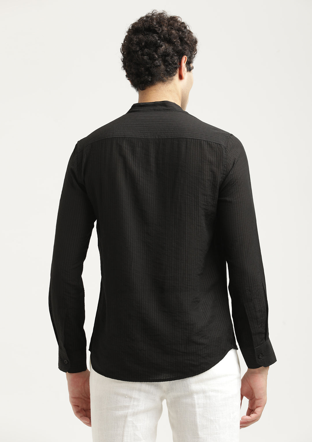 Men Textured Nylon Shirt