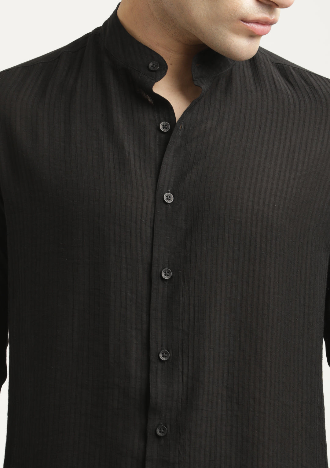 Men Textured Nylon Shirt