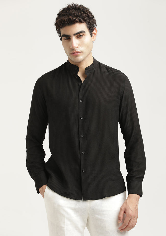 Men Textured Nylon Shirt