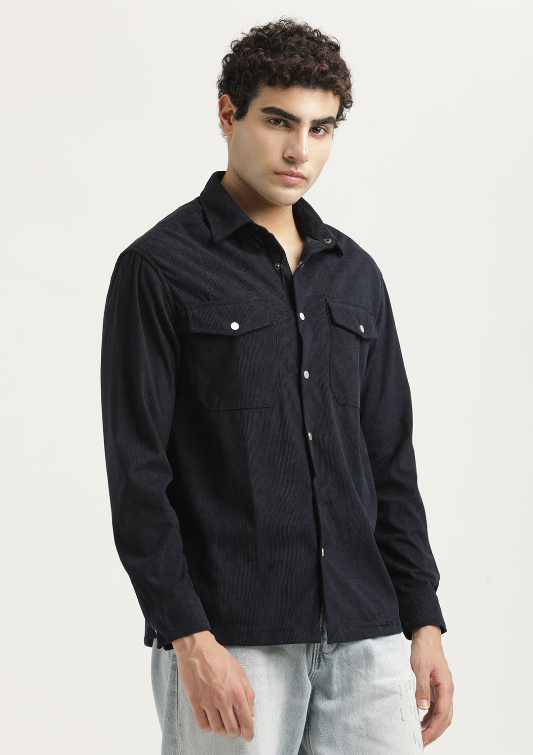 Men Corduroy Overshirt