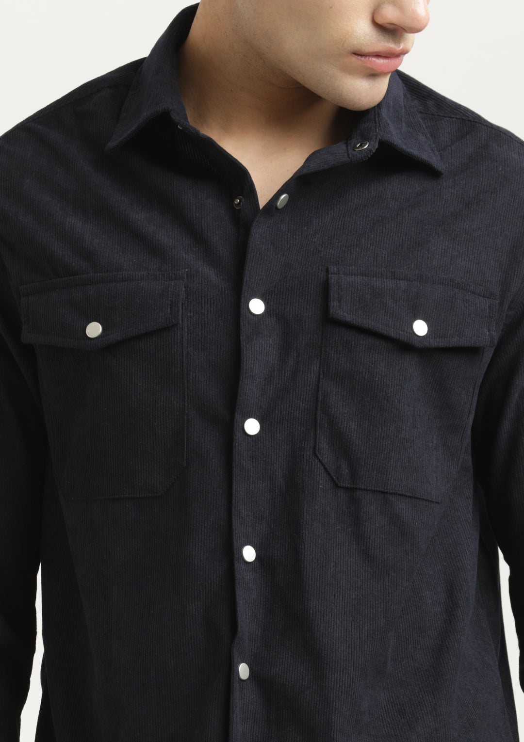 Men Corduroy Overshirt