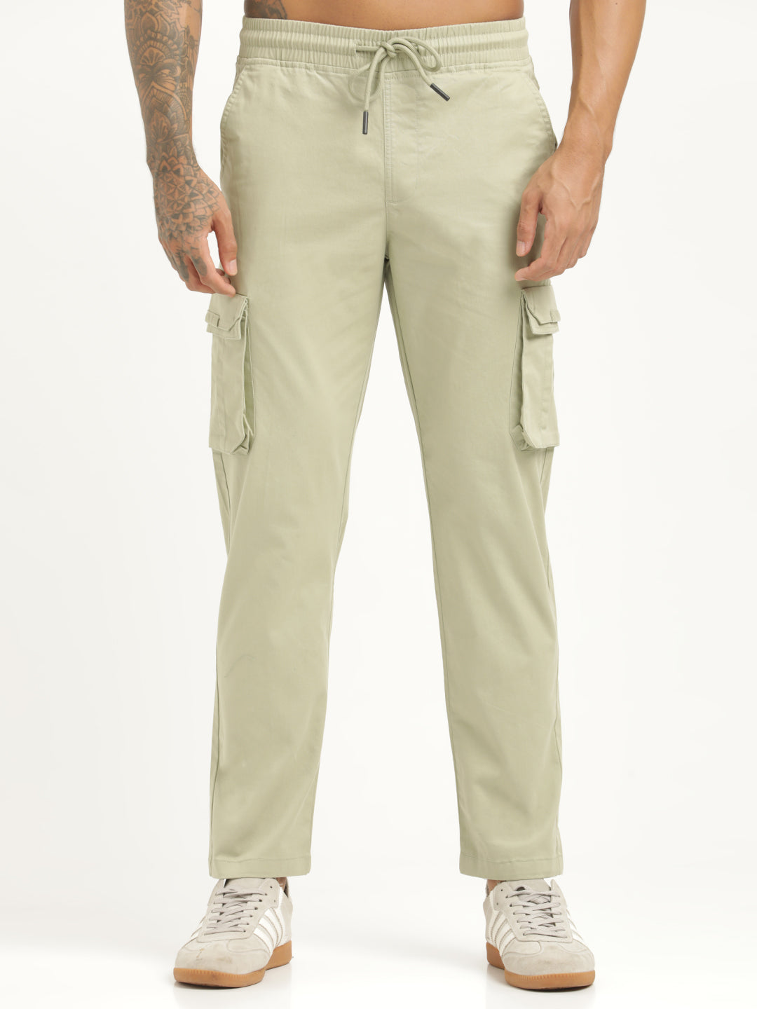 Men Cotton Cargo Trousers