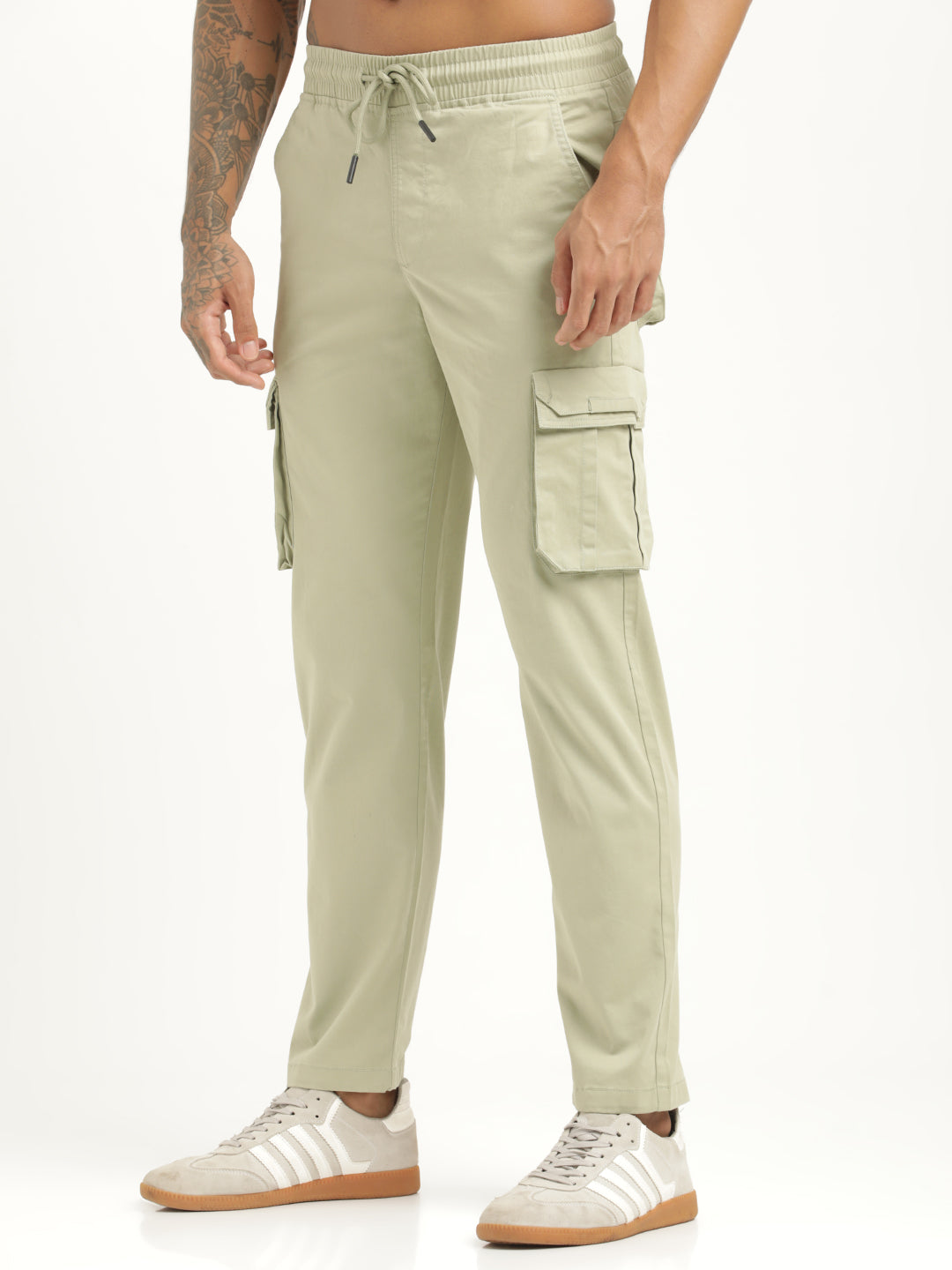Men Cotton Cargo Trousers