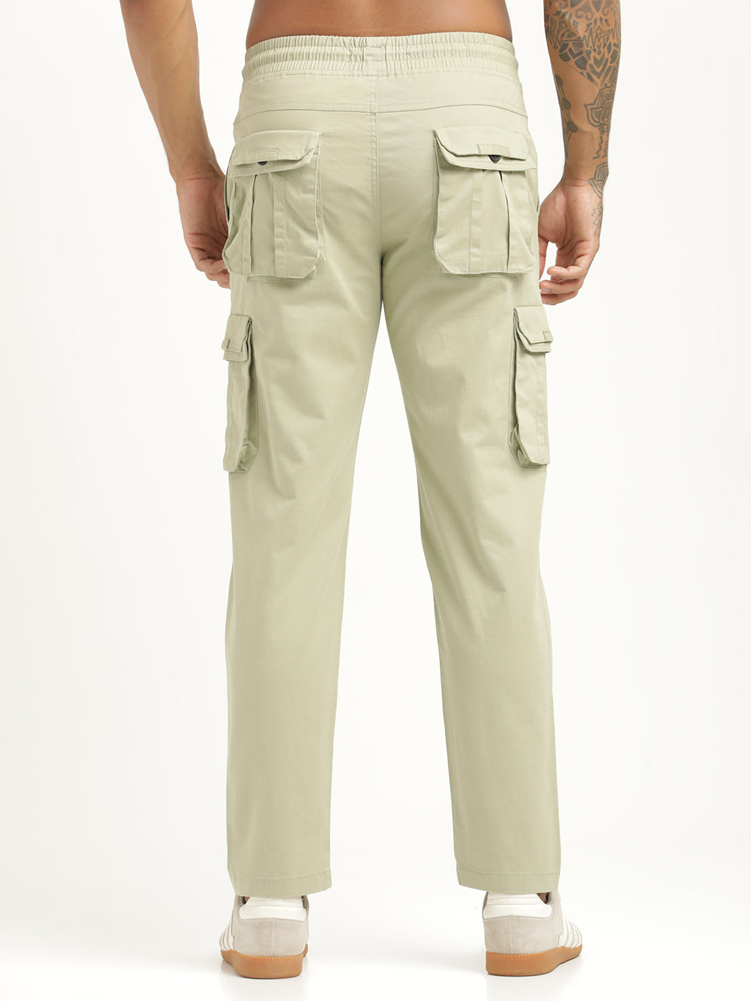 Men Cotton Cargo Trousers