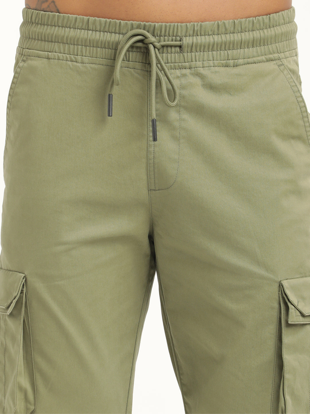 Men Cotton Cargo Trousers