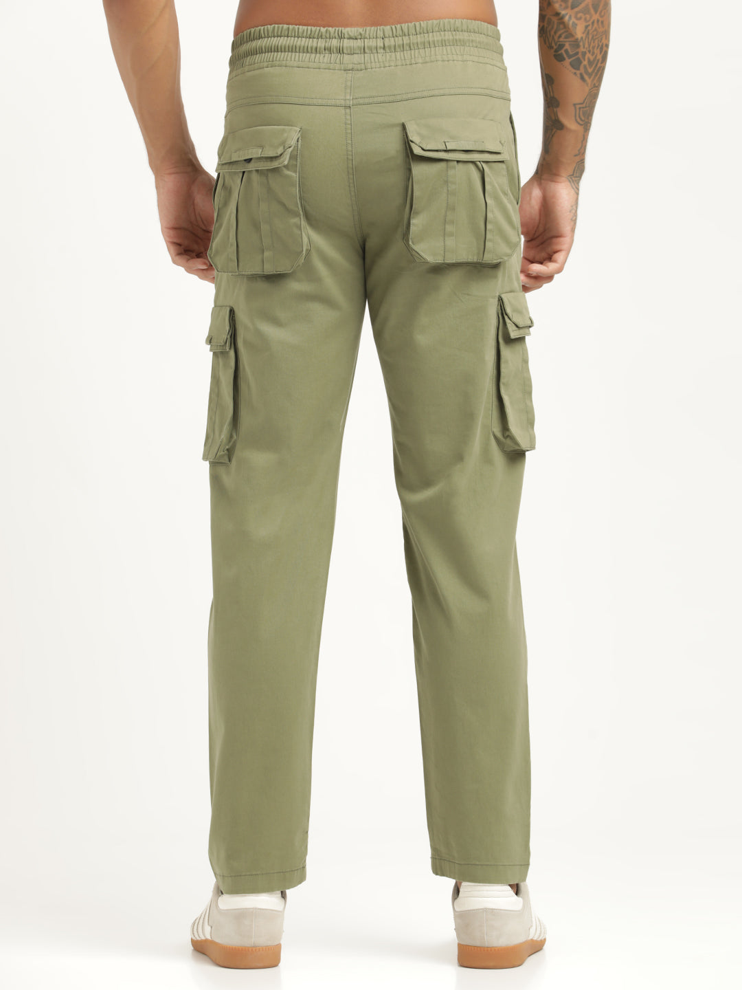 Men Cotton Cargo Trousers