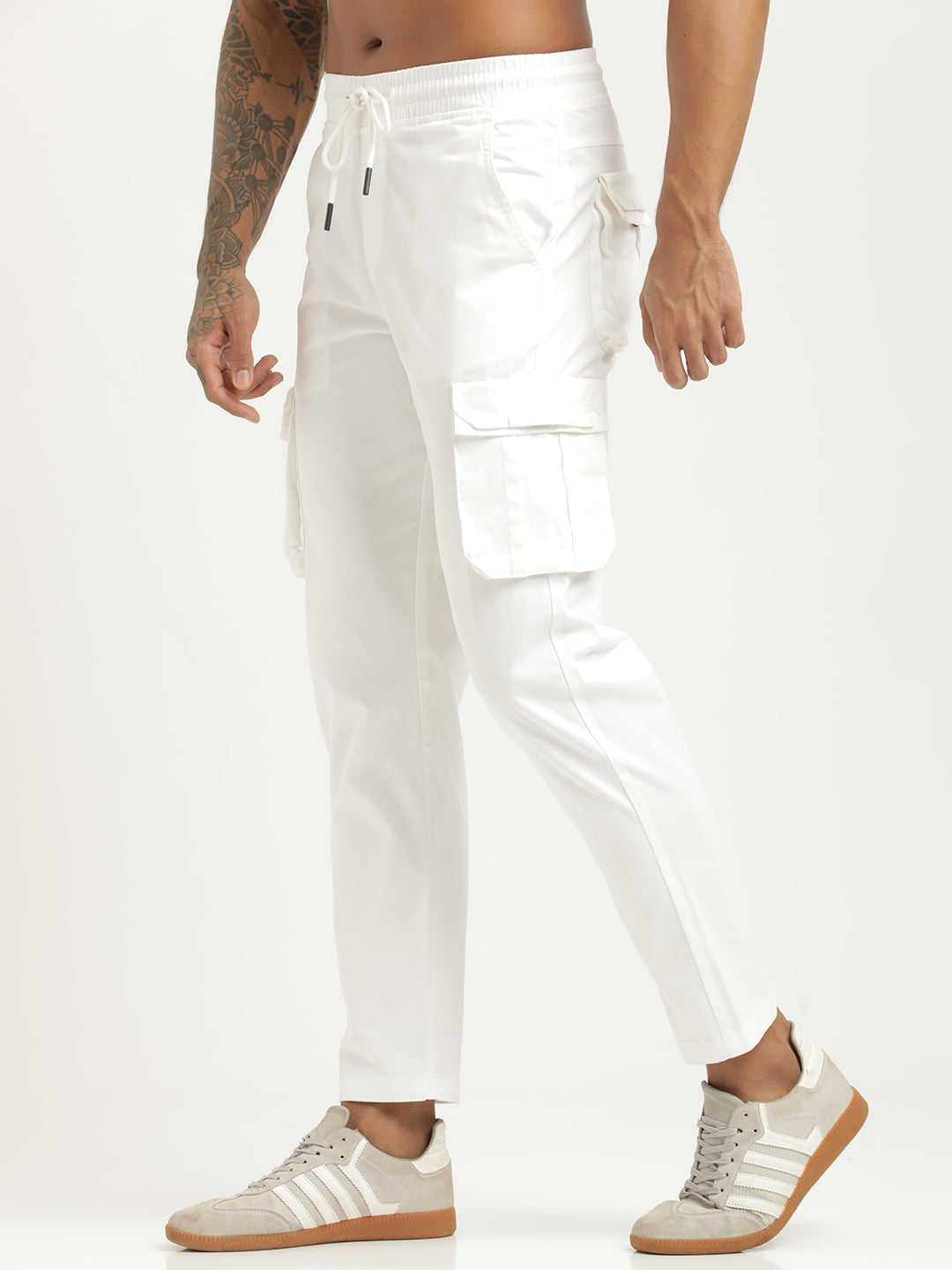 Men Cotton Cargo Trousers