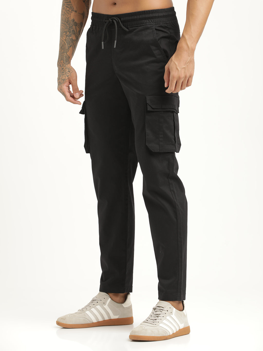 Men Cotton Cargo Trousers