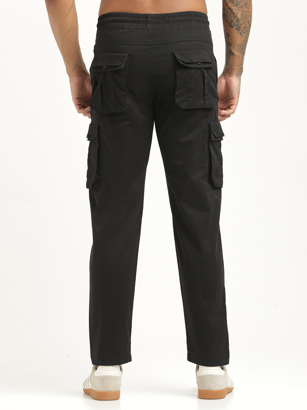 Men Cotton Cargo Trousers