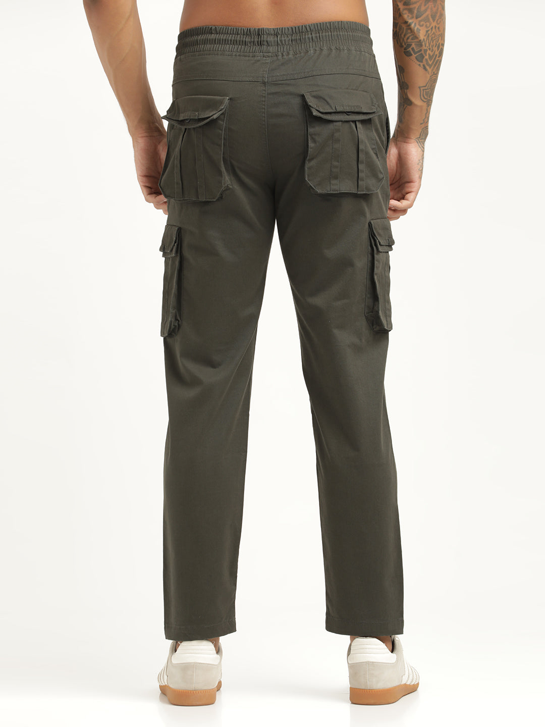 Men Cotton Cargo Trousers
