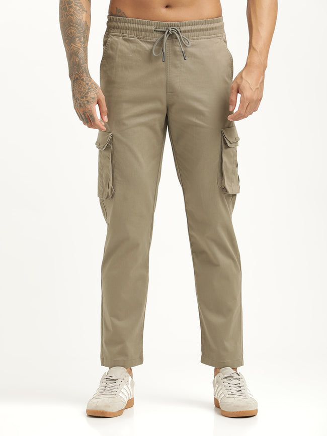 Men Cotton Cargo Trousers