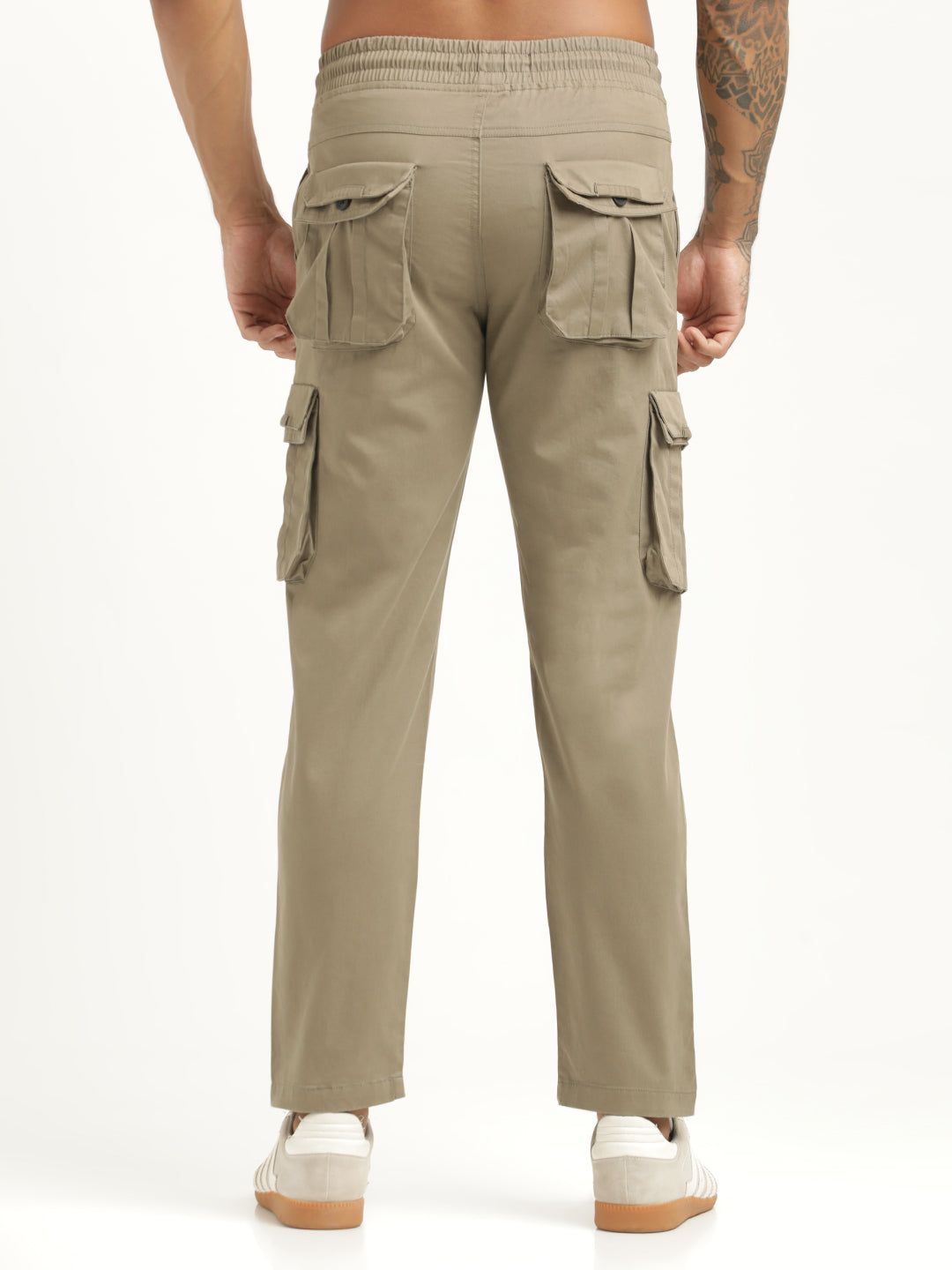 Men Cotton Cargo Trousers