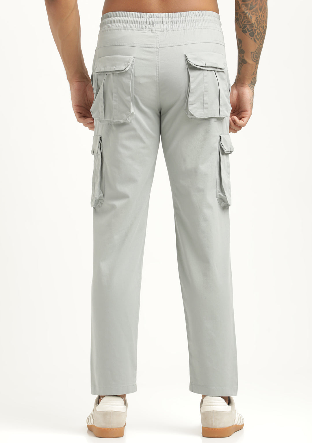 Men Cotton Cargo Trousers