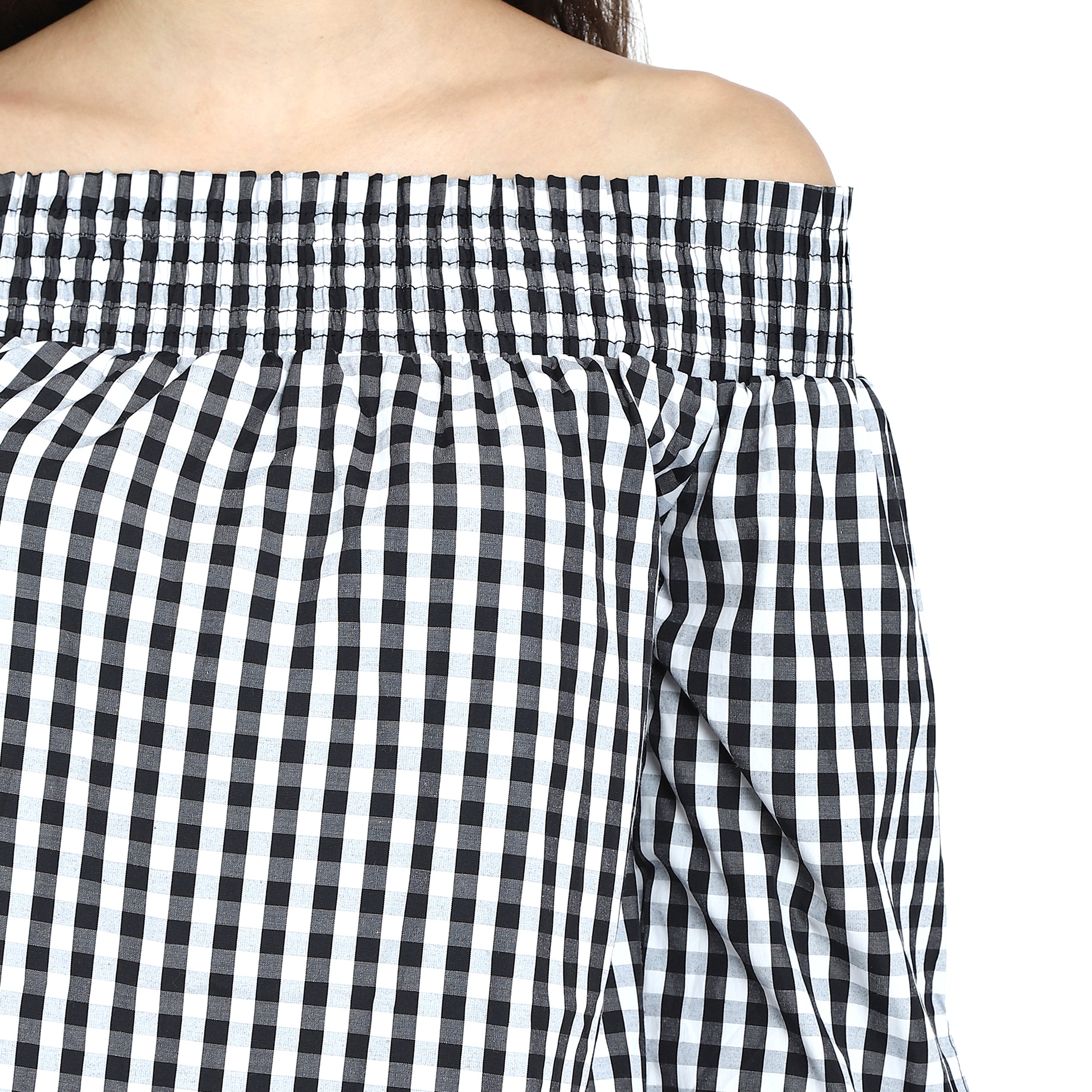Women Black Off Shoulder Top