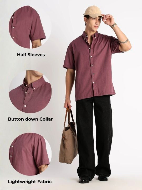 Men Breathable Cotton Linen Shirt