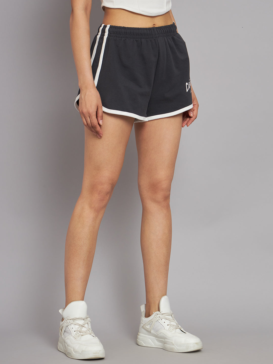 Women Grey Sport Shorts