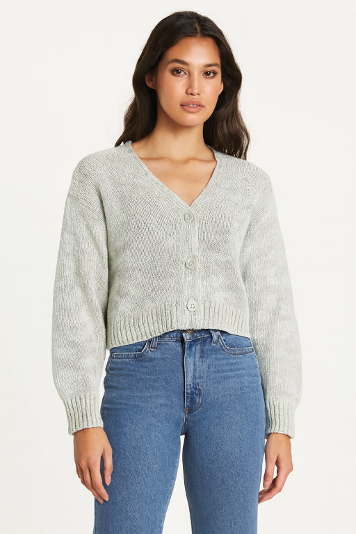 Women Grey Solid Cardigan