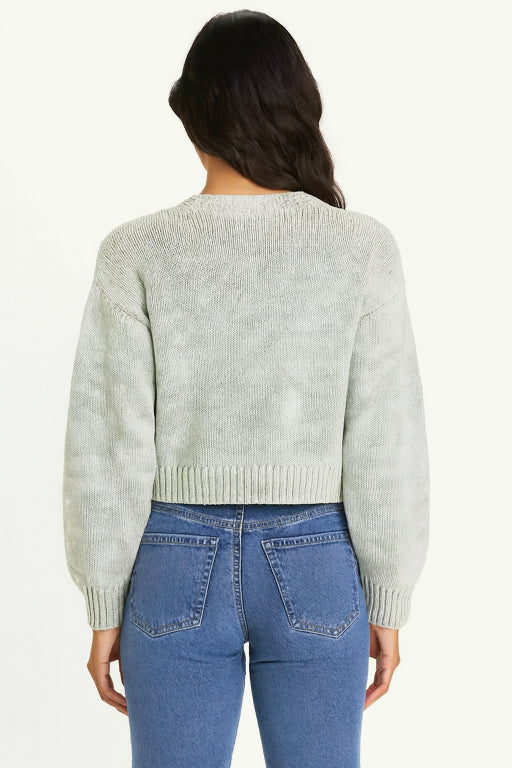 Women Grey Solid Cardigan