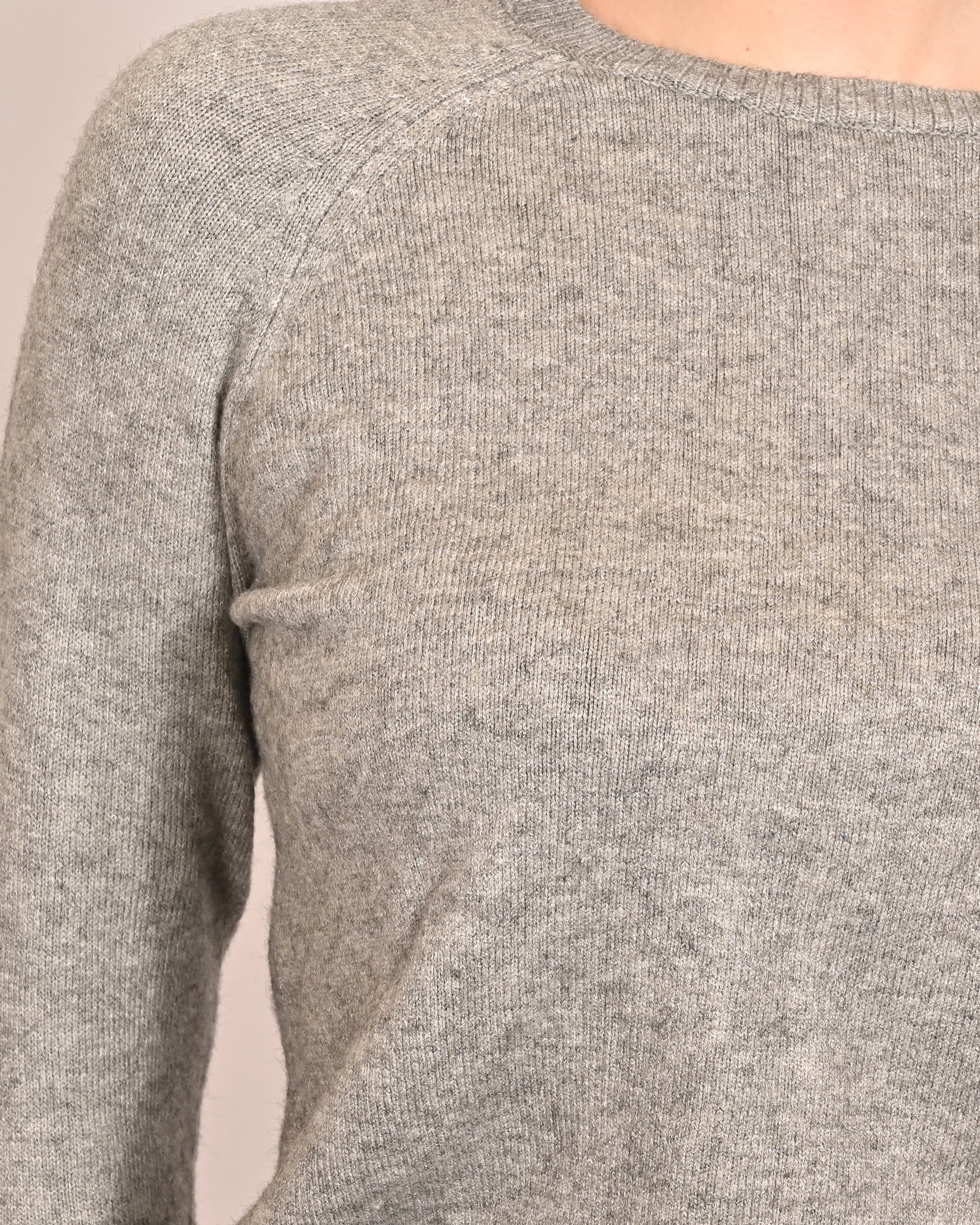 Women Grey Acrylic Sweater