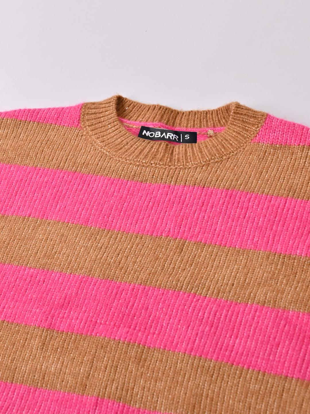 Women Striped Wool Blend Sweater