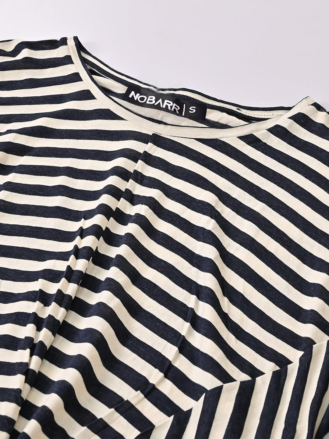 Women Black Striped Top