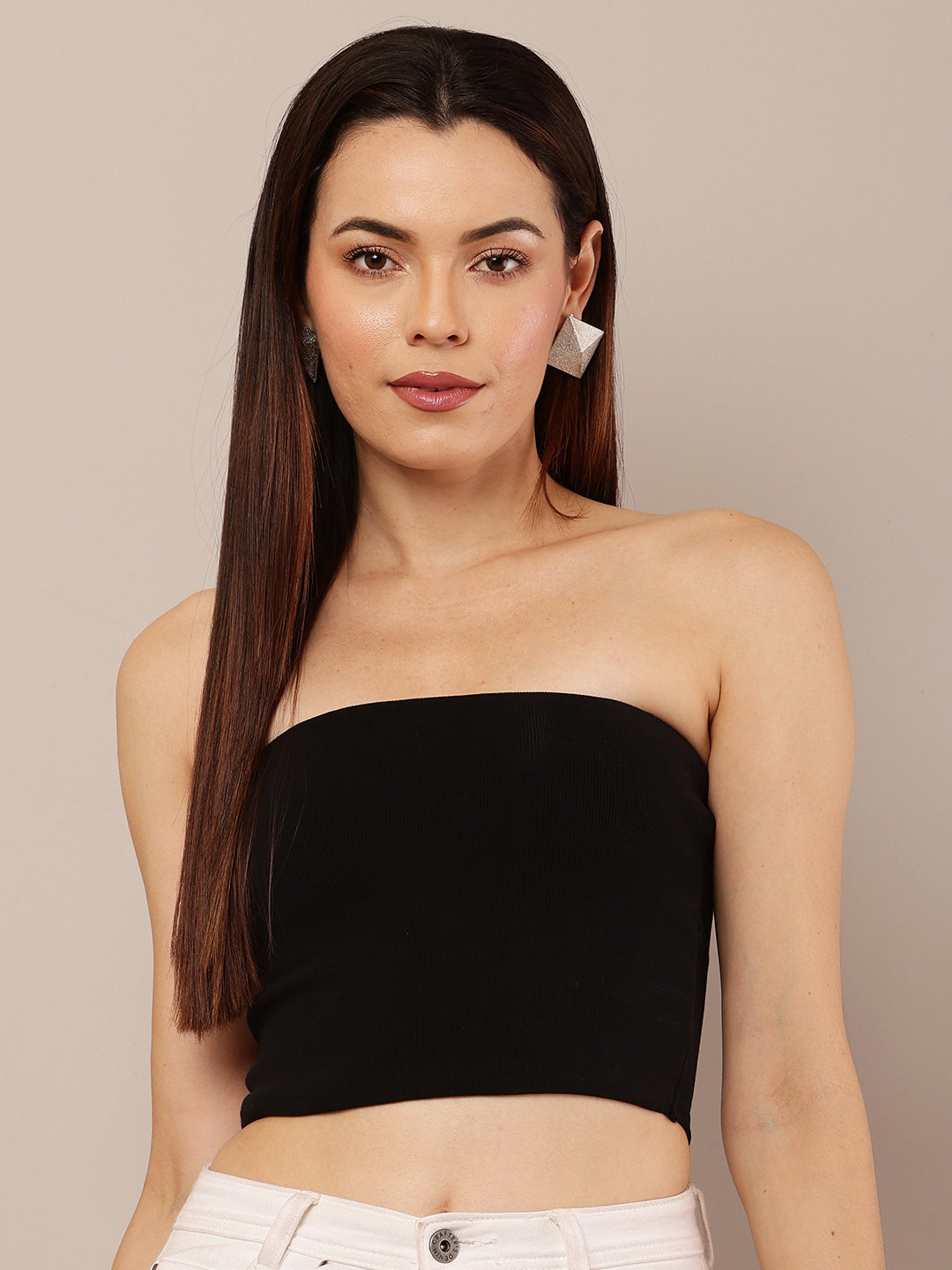 off shoulder black top