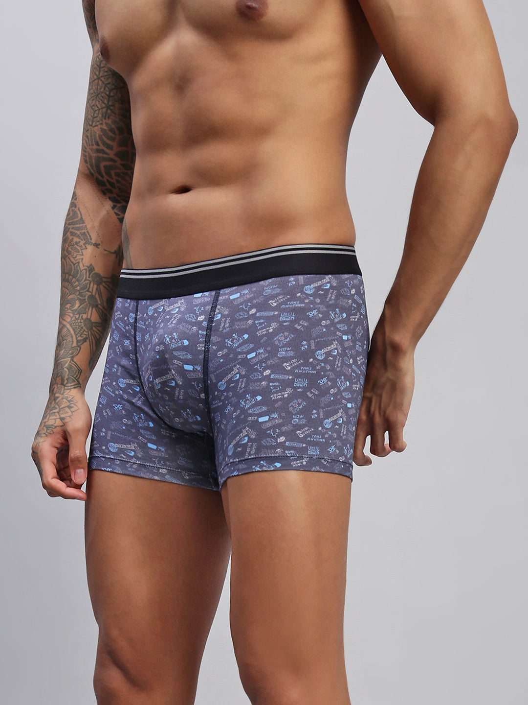 Men Pack of 2 Modal Printed Trunks