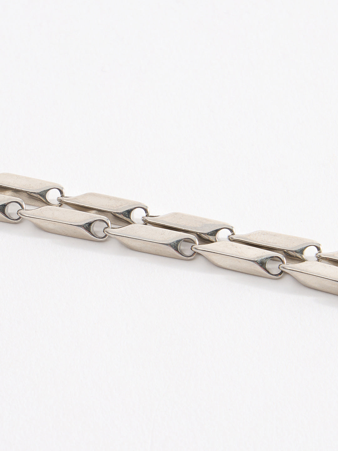 Men Trendy Rice Design Chain With Lobster Closure
