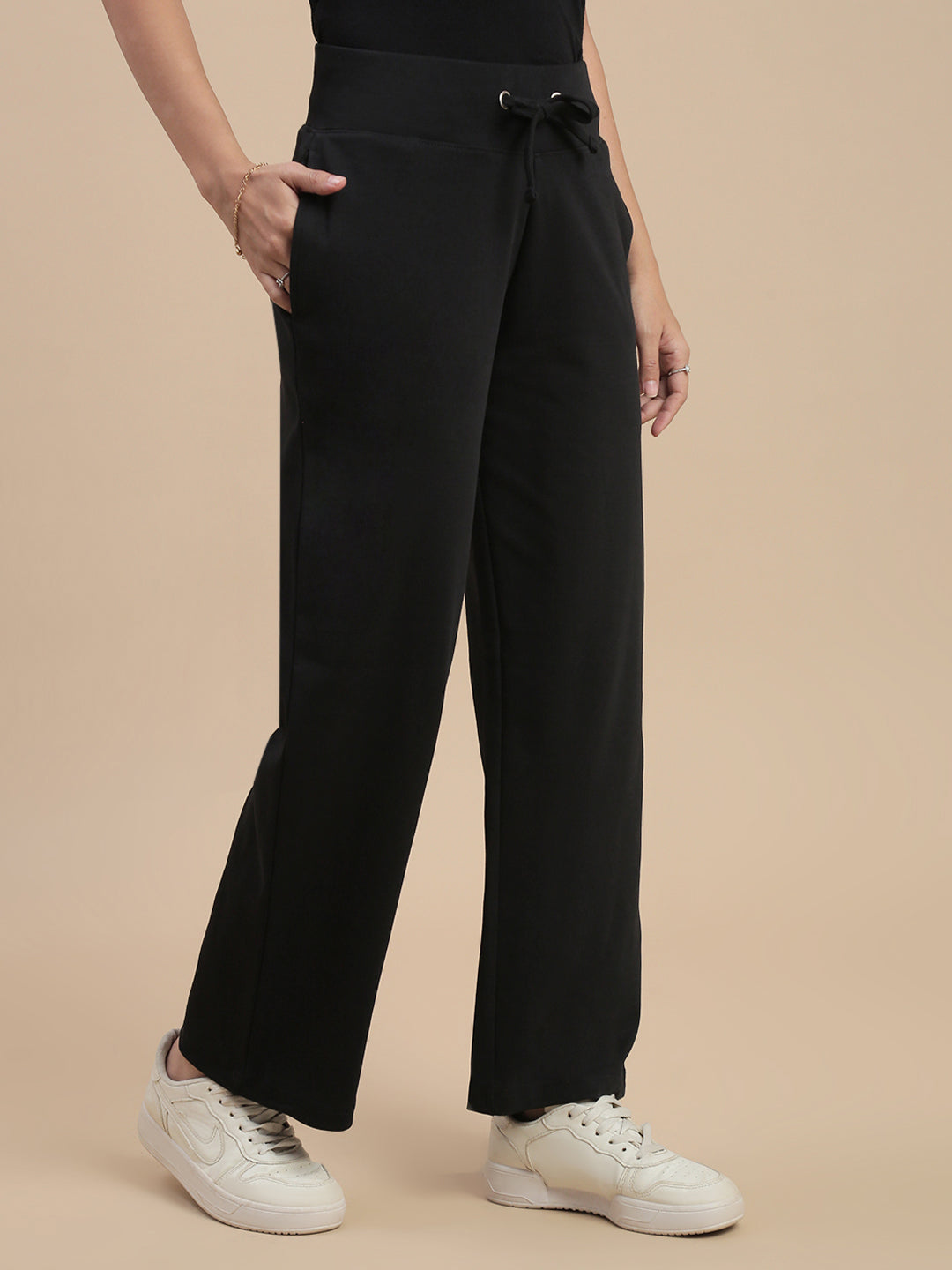 Women Black Casual Pants
