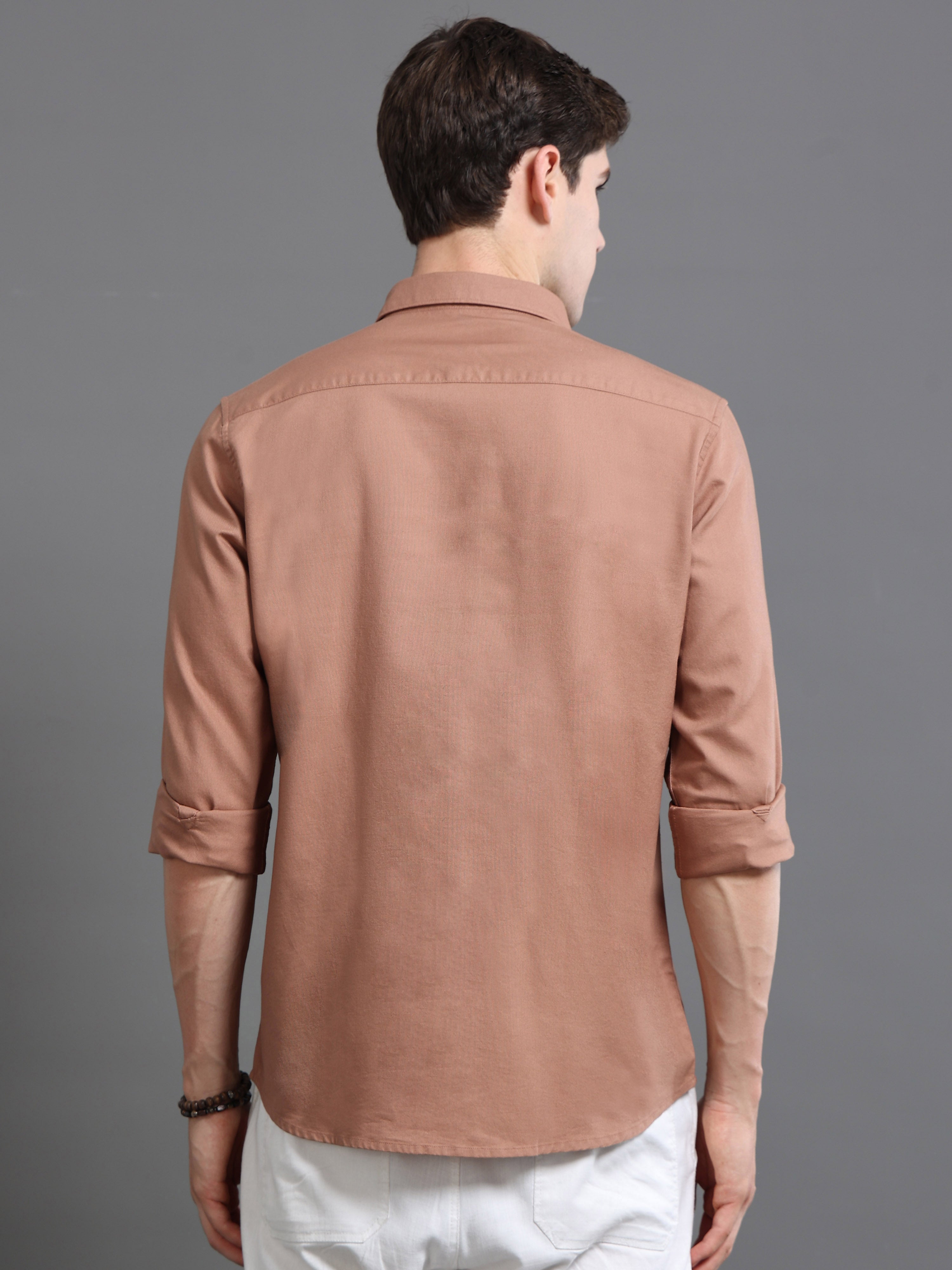 Men Brown Printed Shirt