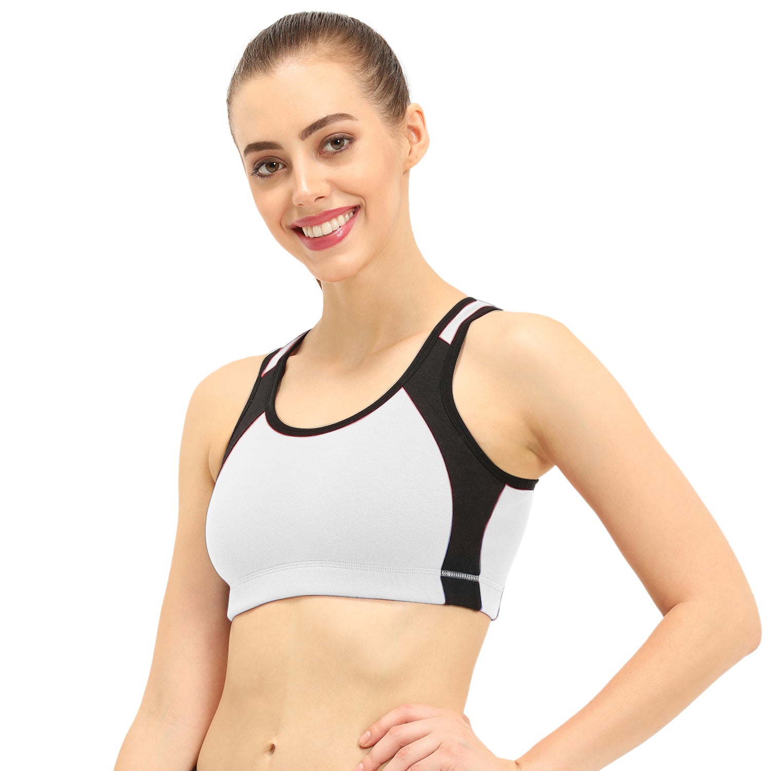 Padded Non-Wired Full Coverage Sports Bra