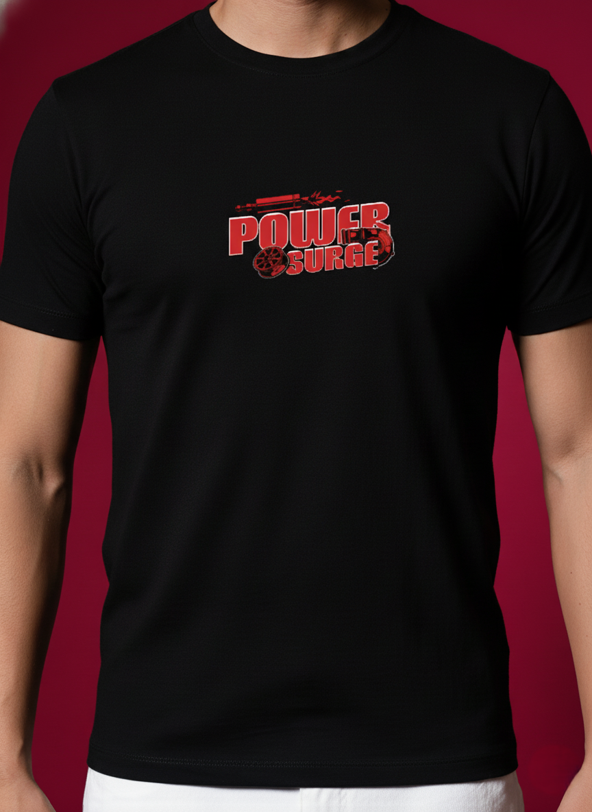 Men Round Neck Cotton T-Shirt