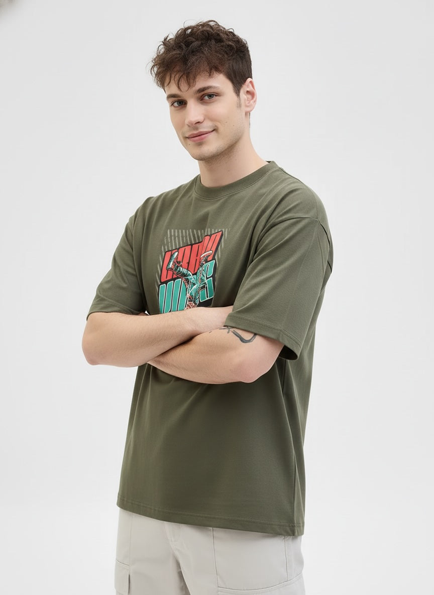 Men Oversized Cotton T-Shirt