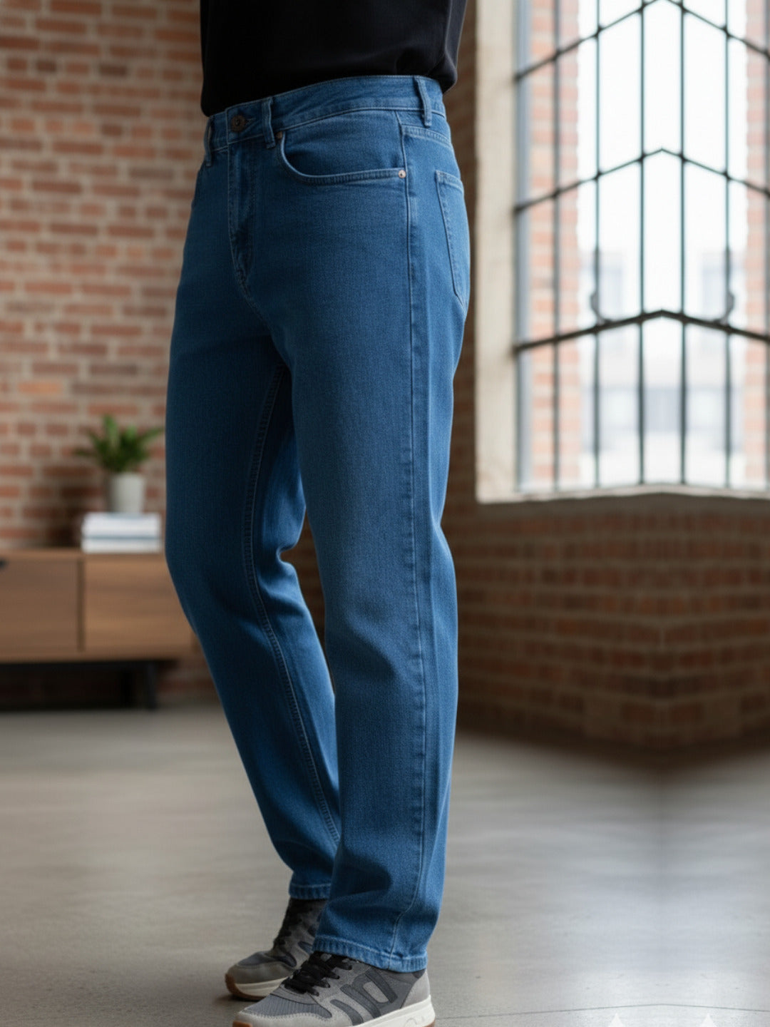 Men Blue Mid-Rise Jeans