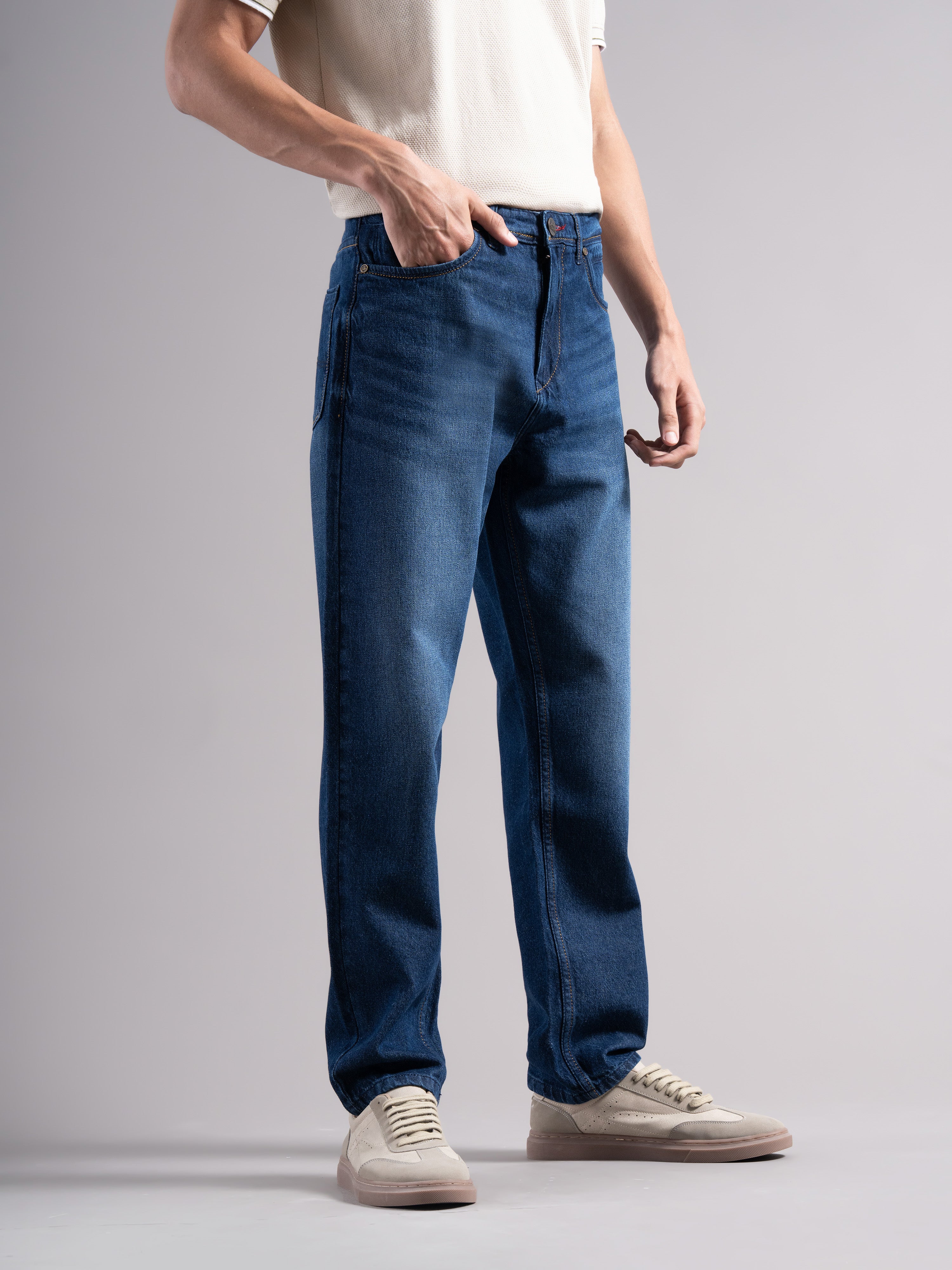 Men Blue Regular Fit Jeans