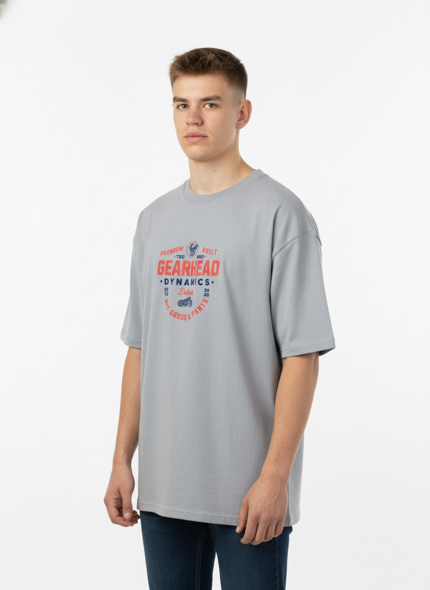 Men Oversized Cotton Printed T-Shirt