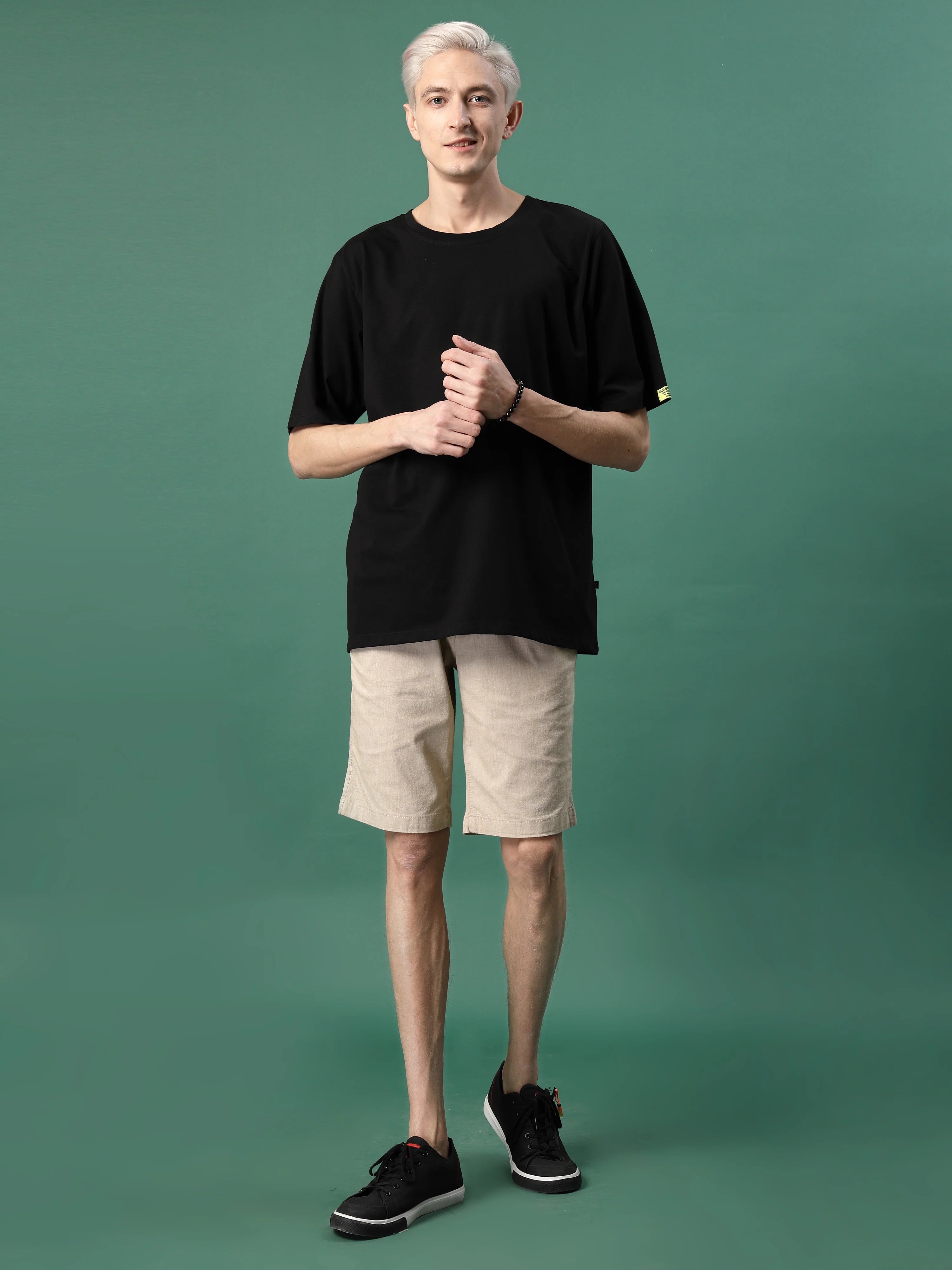 Men Effortless Cool  Oversized Cotton T-Shirt