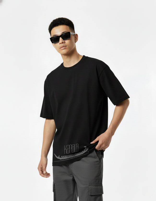 Men Printed Cotton Oversized T-Shirt