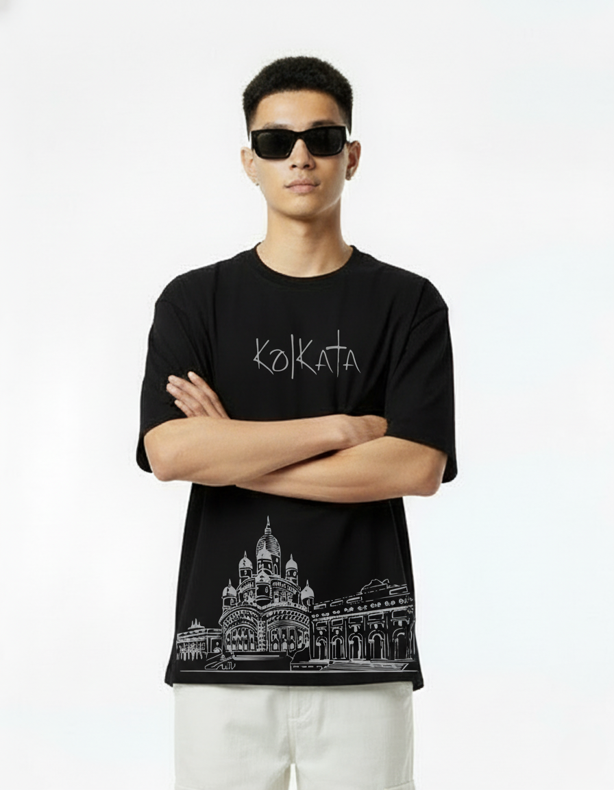 Men Printed Cotton Oversized T-Shirt
