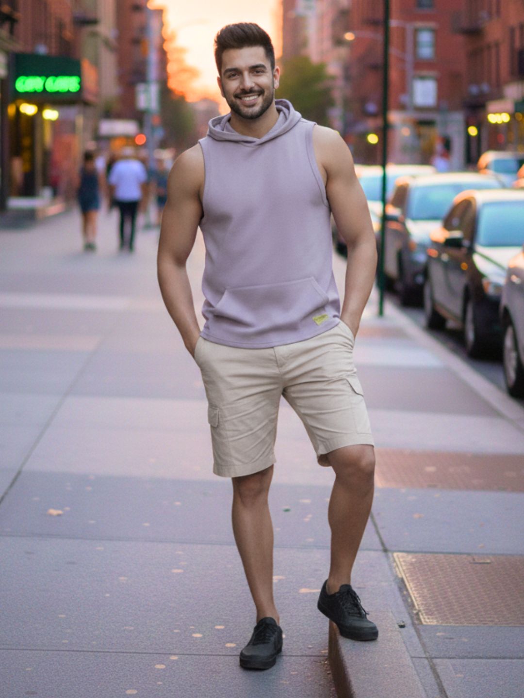 Men Maroon & Purple T-Shirt Vest Pack of 2