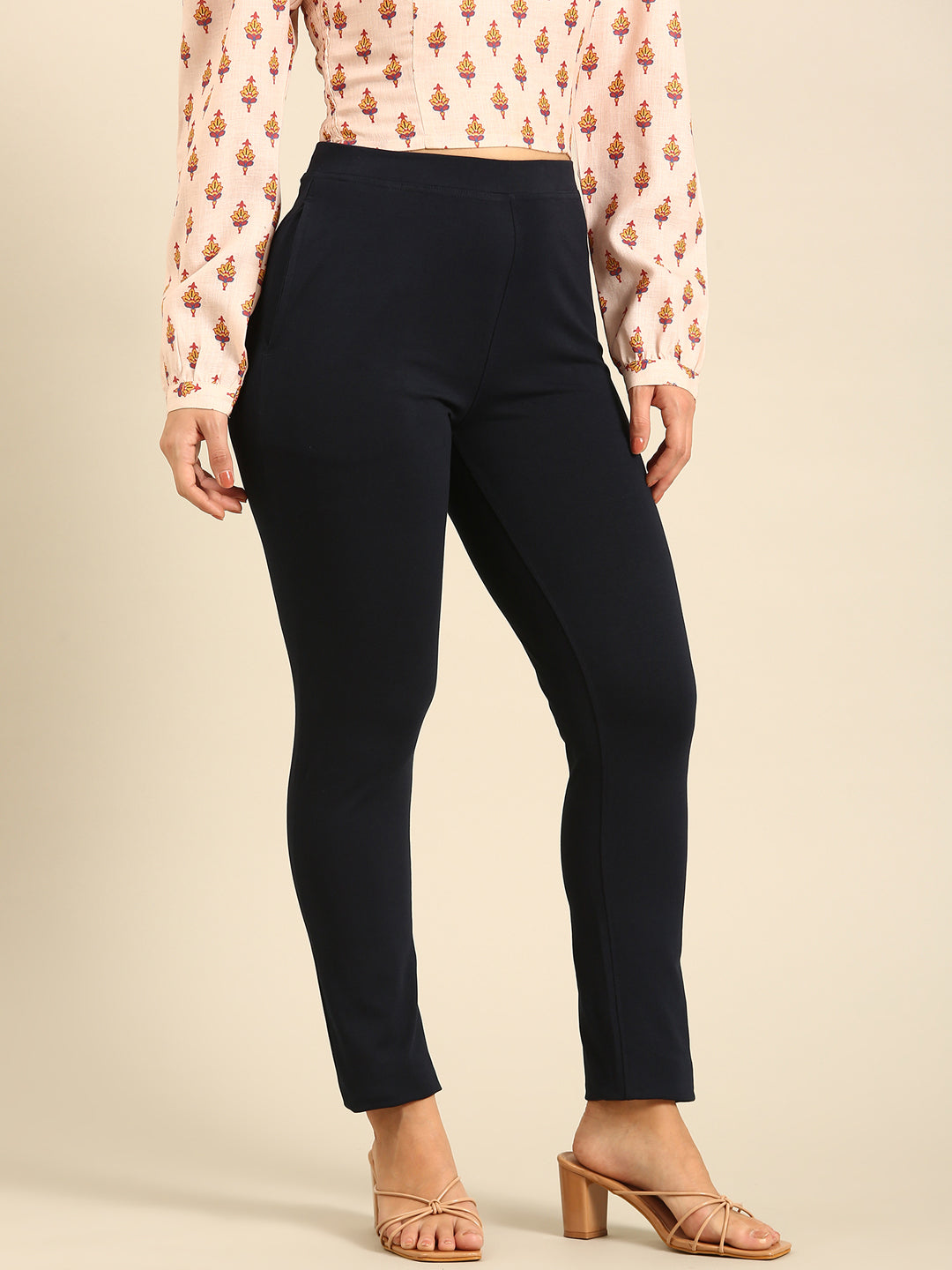 Women Black Casual Pants