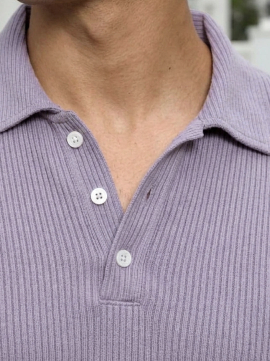 Men Purple Polo T-Shirt