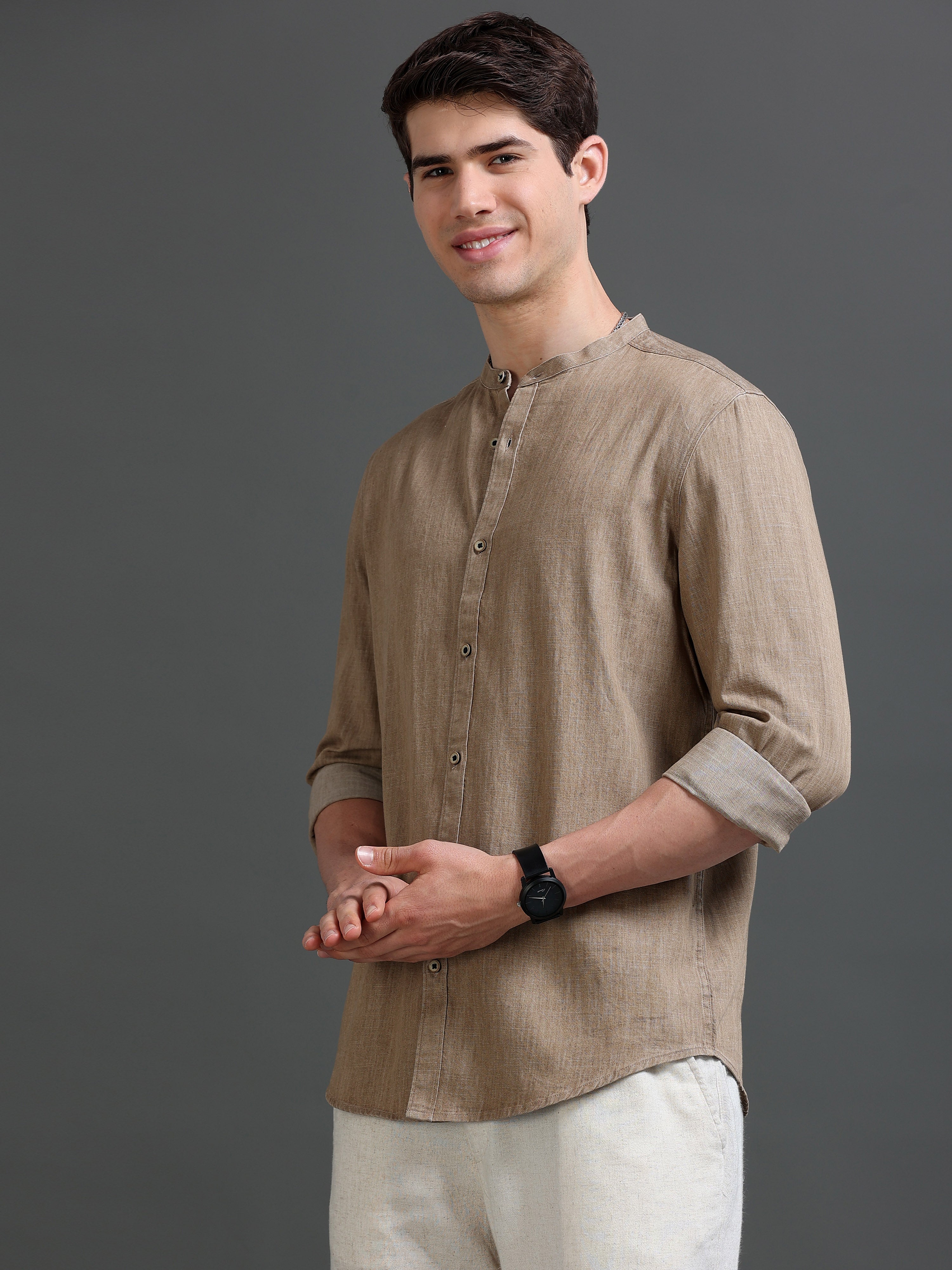Men Beige Rupo Rainy Shirt