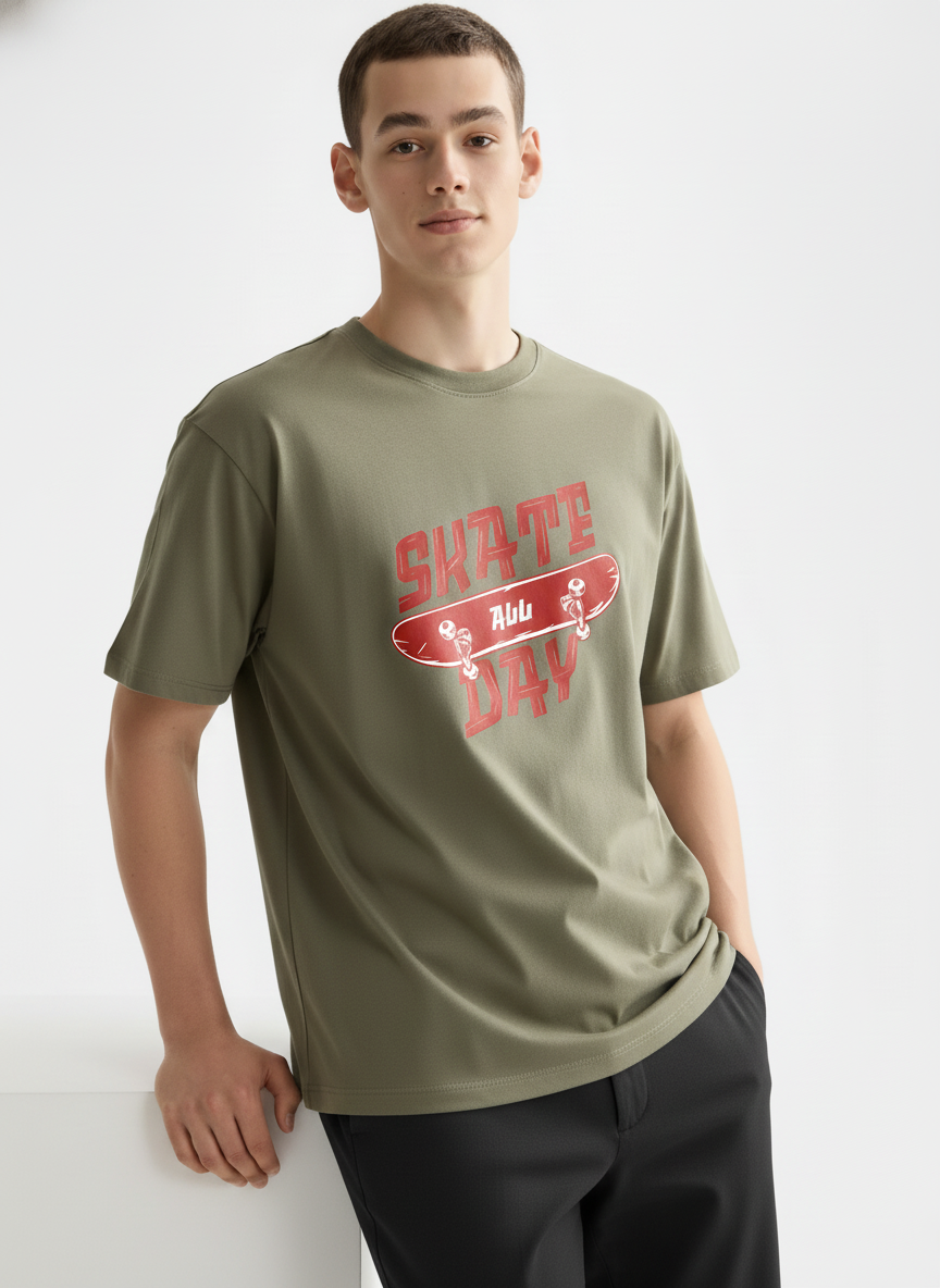 Men Oversized Cotton T-Shirt