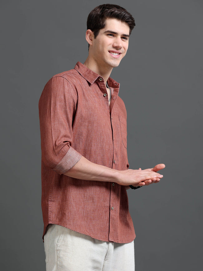 Men Brown Rupo Rainy Shirt