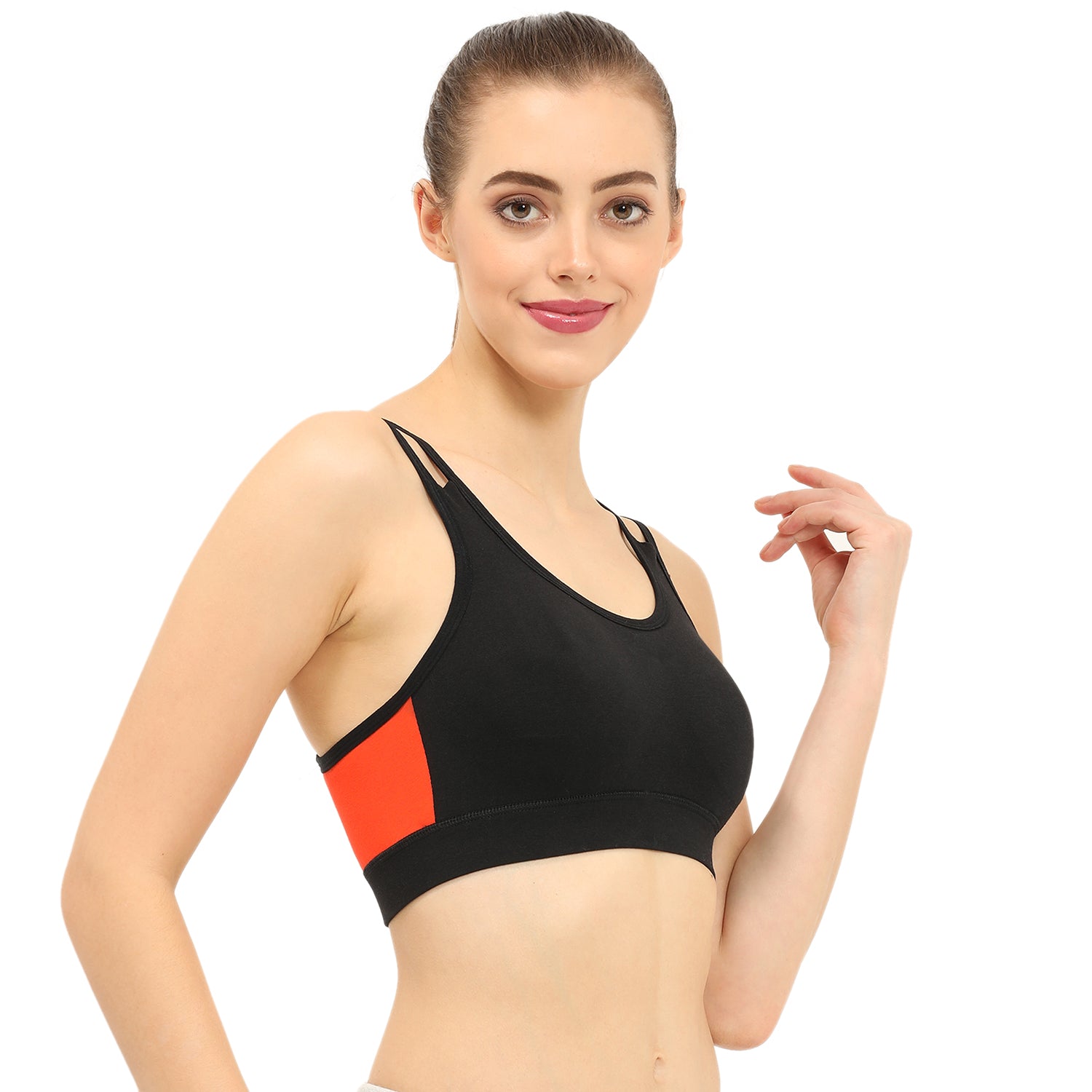 Padded Non-Wired Full Coverage Sports Bra