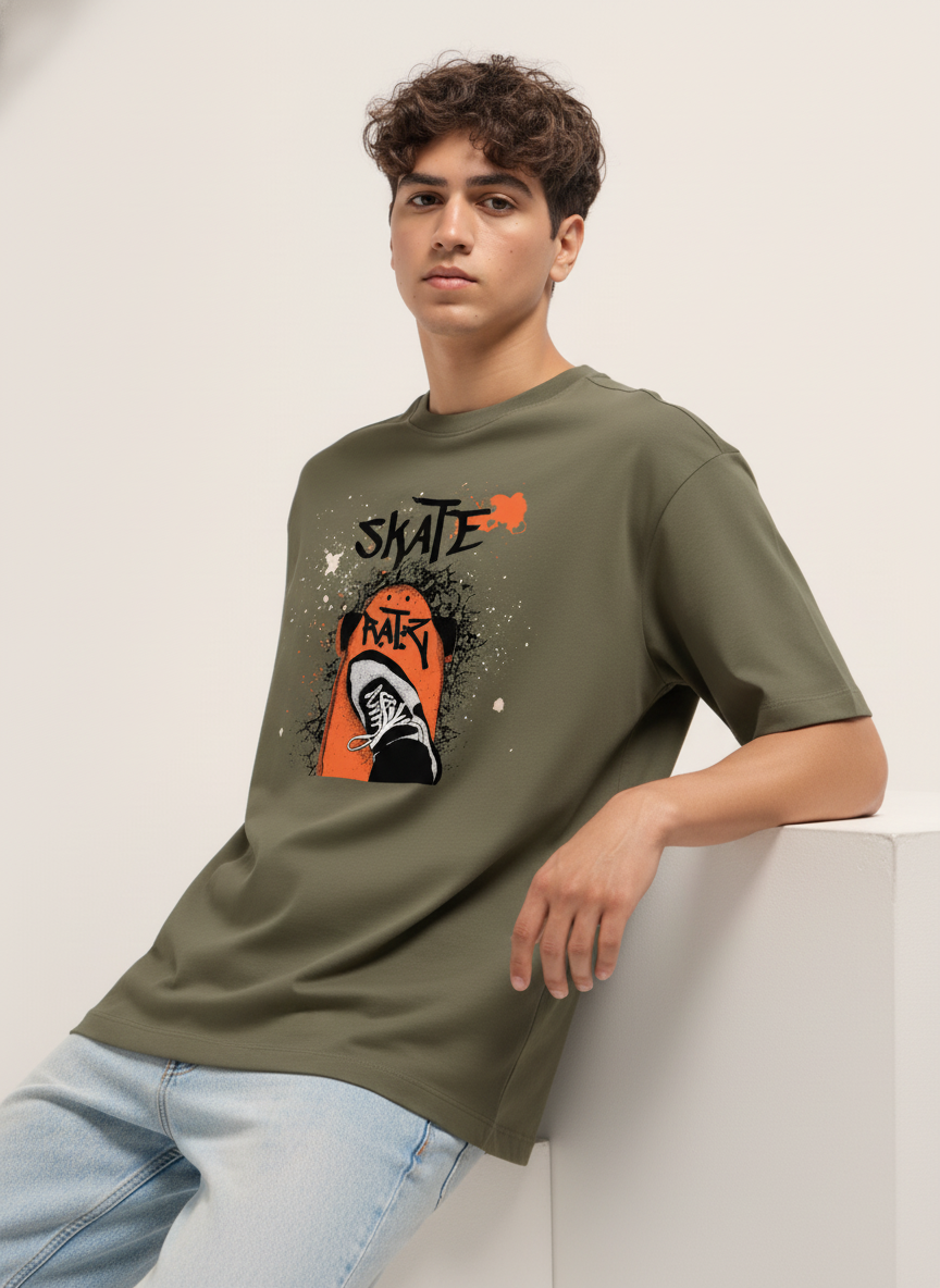 Men Oversized Cotton T-Shirt