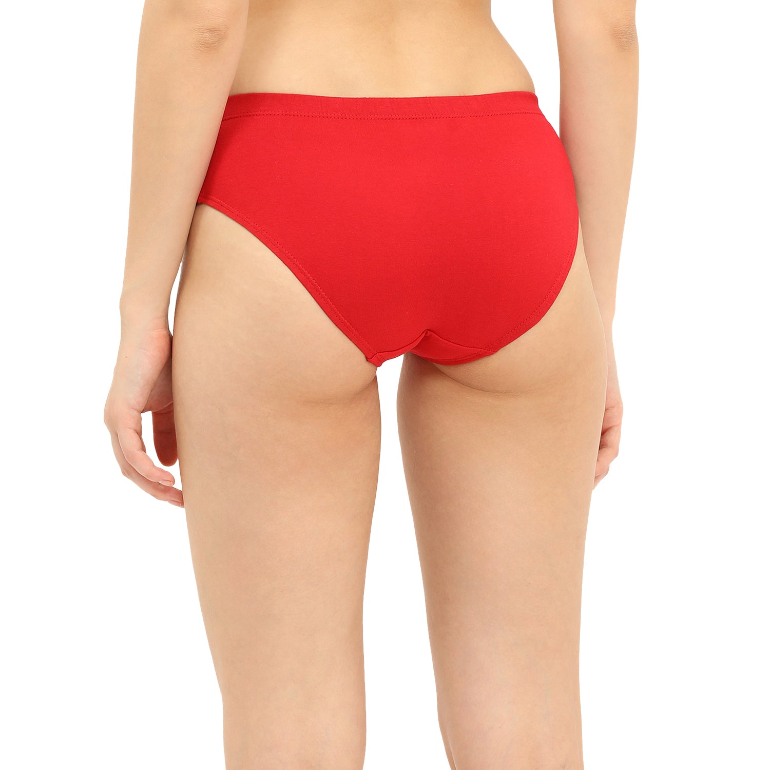 Medium Rise 3/4th Coverage Hipster Panty Pack Of 3